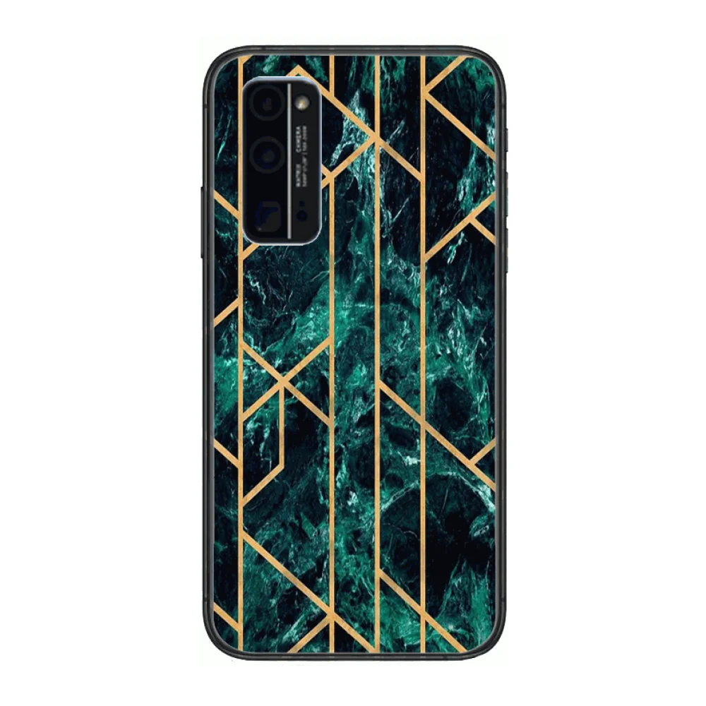 

Shockproof Fashion Phone Case Hull For Huawei Honor 8 9 10 20 30 A S Lite Pro 5g i Black Back Soft Cell Cover Pretty