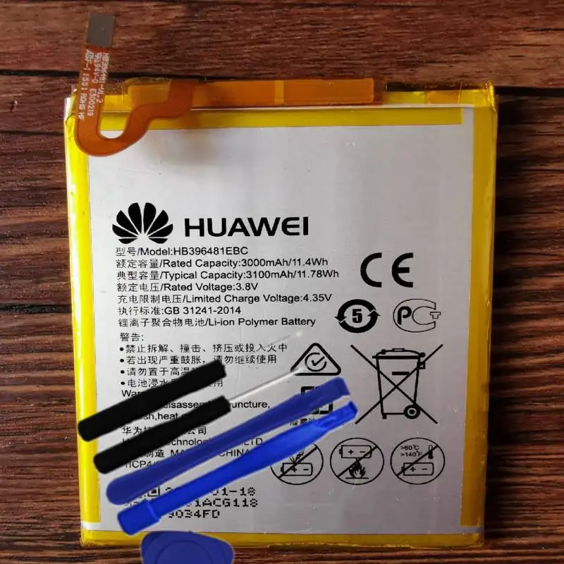 HB396481EBC 3100 мА/ч, Батарея для Huawei Honor 5X KIW-L21 L23 L24 GR5 KII-L21 KII-L22 KII-L23 KII-L03 KII-L05