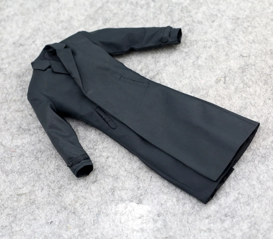 Черная ветровка в масштабе 1/6 мужской солдат Росомаха для 12 дюймовых экшн-фигурок