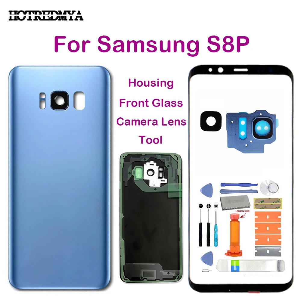 Сенсорная Передняя стеклянная панель S8 + задняя крышка аккумулятора внешний