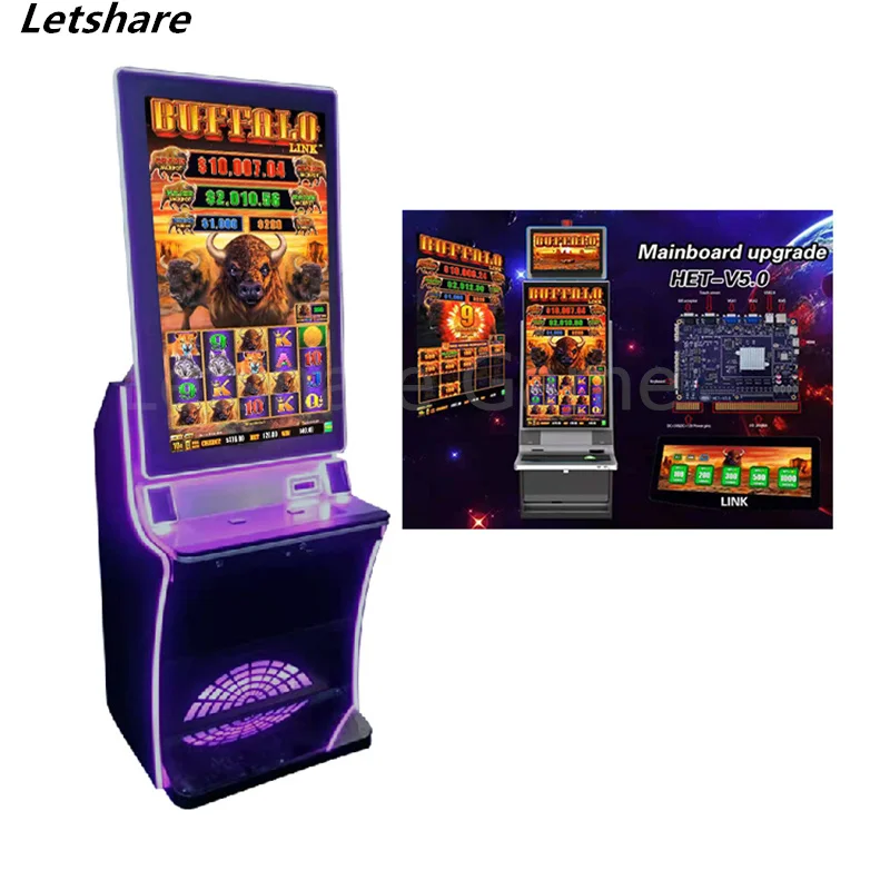 Newest And Hottest Buffalo Link Vertical Screen Casino Slot Machine Game Board