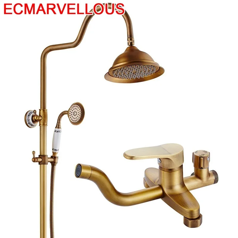 Choveiro Piscina Doccia Preto Ducha Colonne De Dusche Douchette Douche Do Banheiro Chuveiro Eletrico Душевая система для
