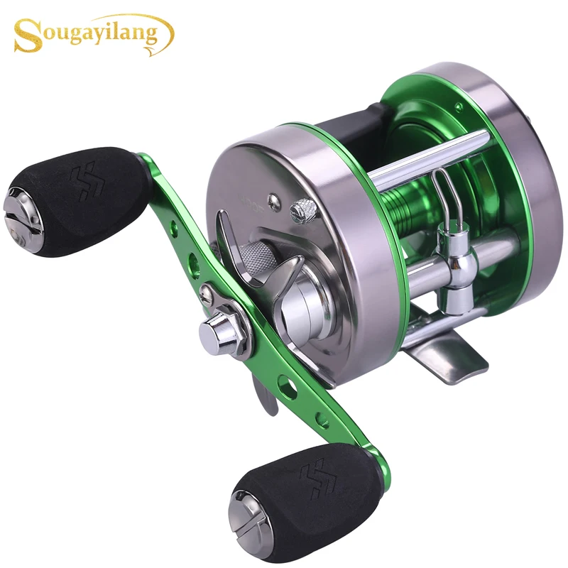 Sougayilang XLT400 600 6 + 1BB 5 3: 1 высокоскоростная Рыболовная катушка с металлическим