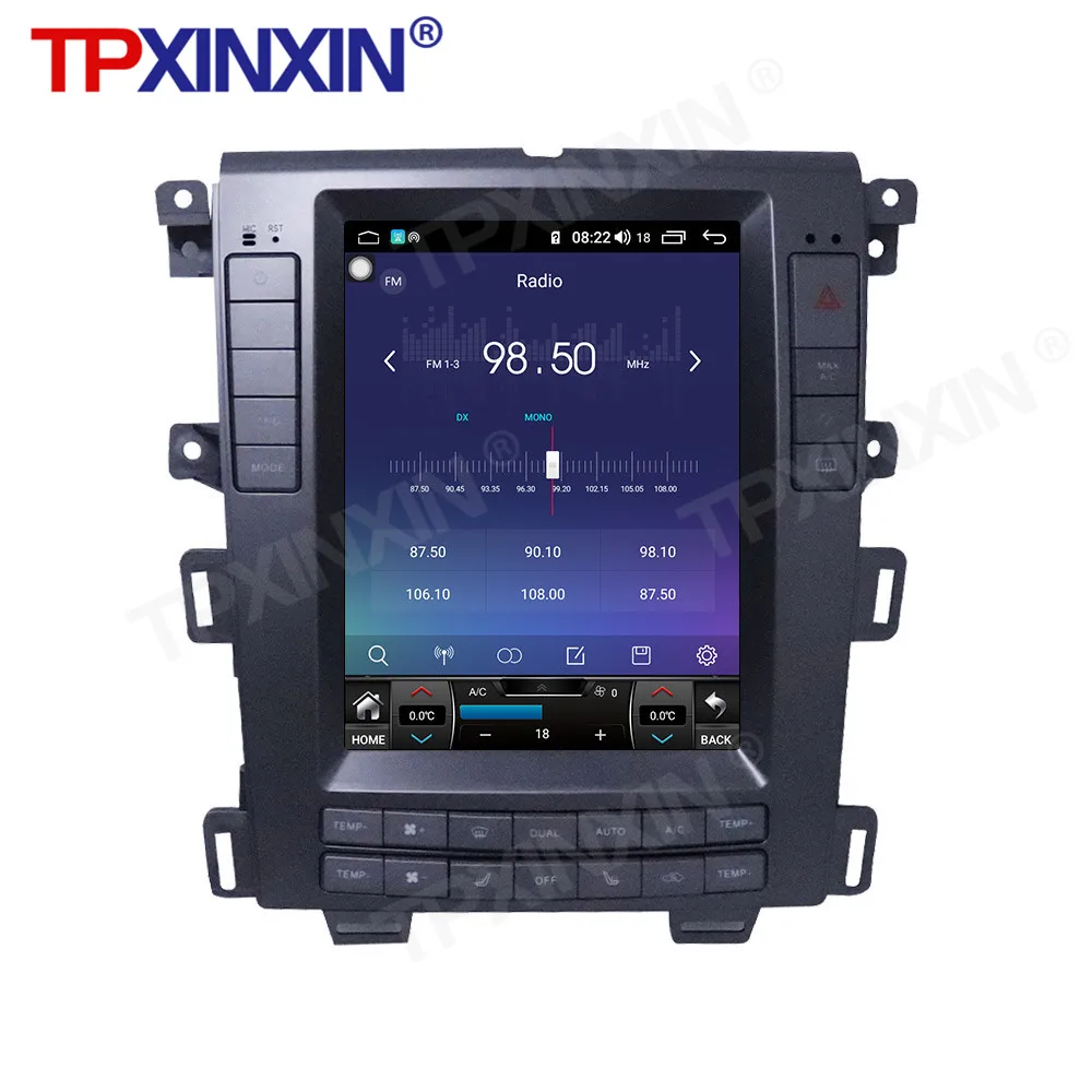 구매 무선 카플레이 4G + 64G 안드로이드 Ford Edge 2012-2014 자동차 멀티미디어 플레이어 자동 라디오 테이프 레코더 GPS 네비게이션 DSP IPS