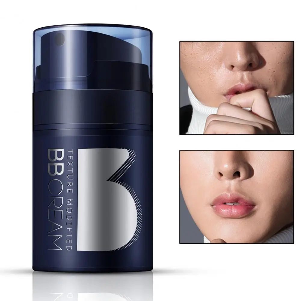 

50g BB Cream Waterproof Long Lasting Brightening Skin Lasting Makeup Foundation Makeup Effect BB Cream for Men Even Skin Tone