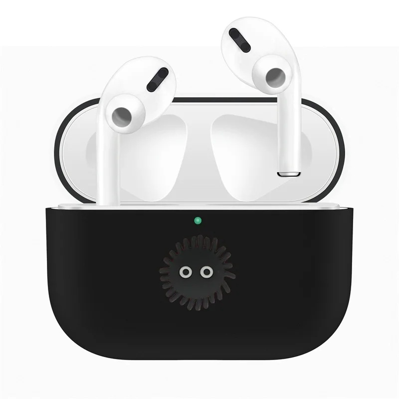 Black 10 Для Apple AirPods Pro Чехол для замены ТПУ милый защитный чехол для AirPods 3 беспроводной Bluetooth наушники протектор рукав - Color: Black 10