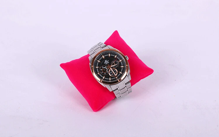 

Wholesale 30pcs/lot Watch Display Pillow Bangle Holder Jewelry Organizer Bracelet Display Stand with Superior Velvet