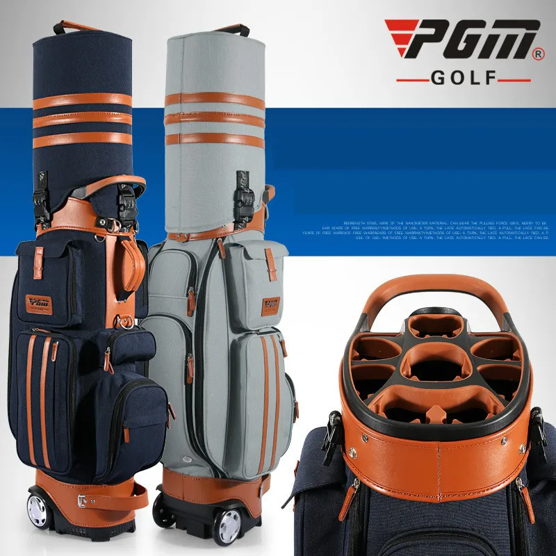 comprar Luvas De Golfe PGM Saco De Golfe De Grande Capacidade Portátil Saco De Casca Dura Com Rebocador Com Senha Airbag