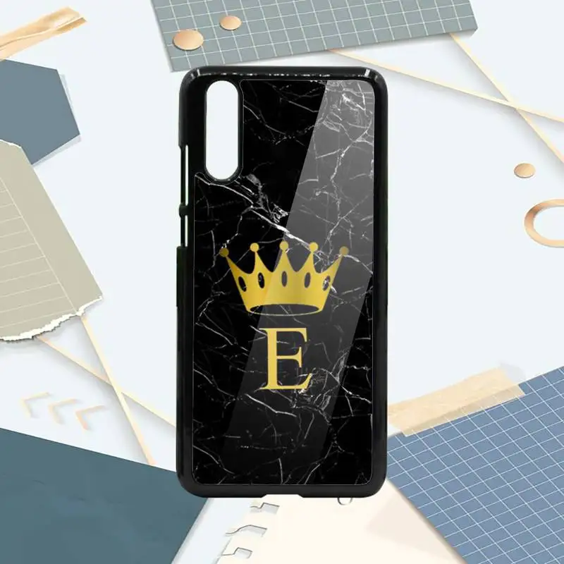 

Marble Gold letters words text Phone Case PC For Samsung galaxy S note 8 9 20 10 e lite2019 plus pro ultra