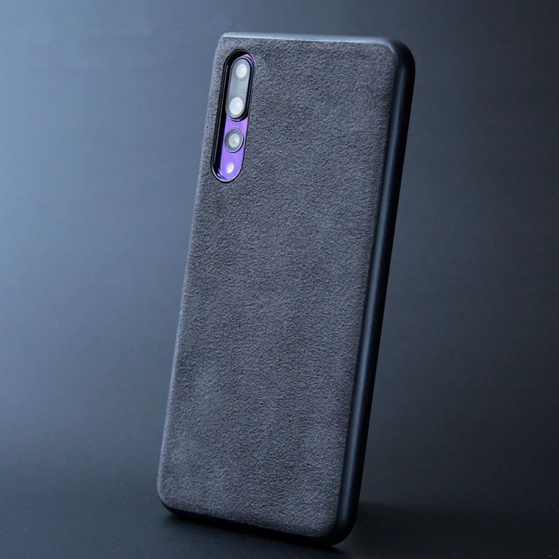 Итальянская замша как ткань кожаный чехол для Huawei P20 Pro Lite чехлы телефона корпус