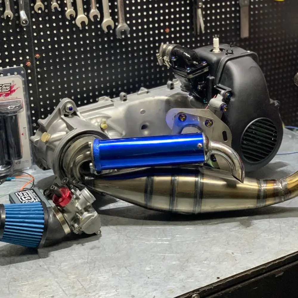 BWS50 2JA Racing Engine 70cc Big Bore Piston 47mm Crankshaft +2mm Long Stroke 41mm Tuning Transmission Bws 50 Full Complete Kit |
