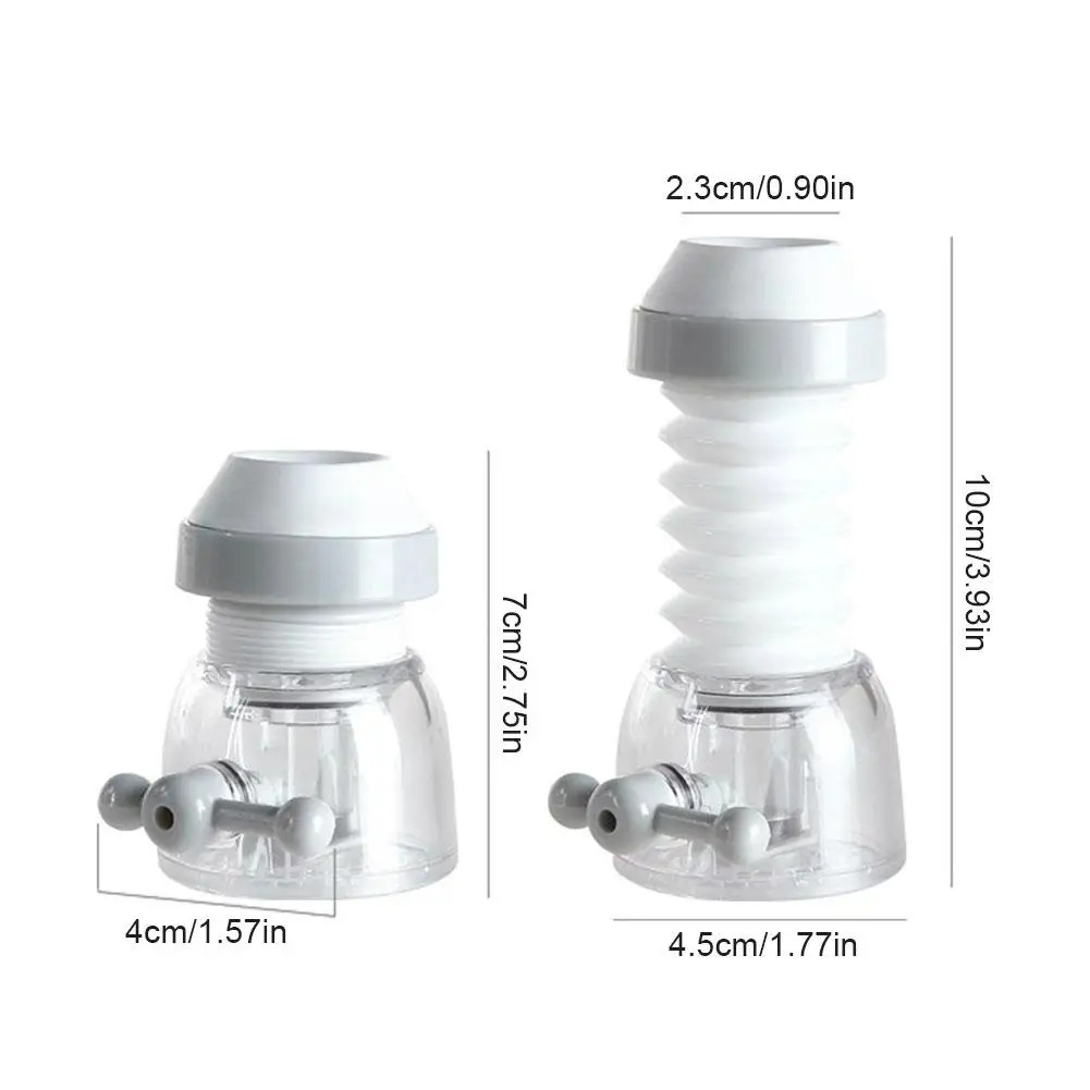 360 Degree Rotatable Nozzle Faucet Filter Nozzle Kitchen Faucet Splash 3 Mode Nozzle Faucet Filter Extended Water Saving Device
