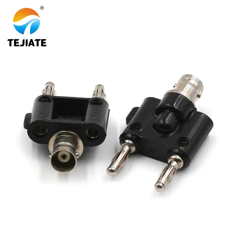 Адаптер BNC типа 1 шт. переходник с двумя проводами для столбов/банановых штекеров