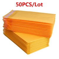 50pcslot kraft paper bubble envelopes bags self seal mailers padded shipping envelope bags with bubble mailing bag for magazine