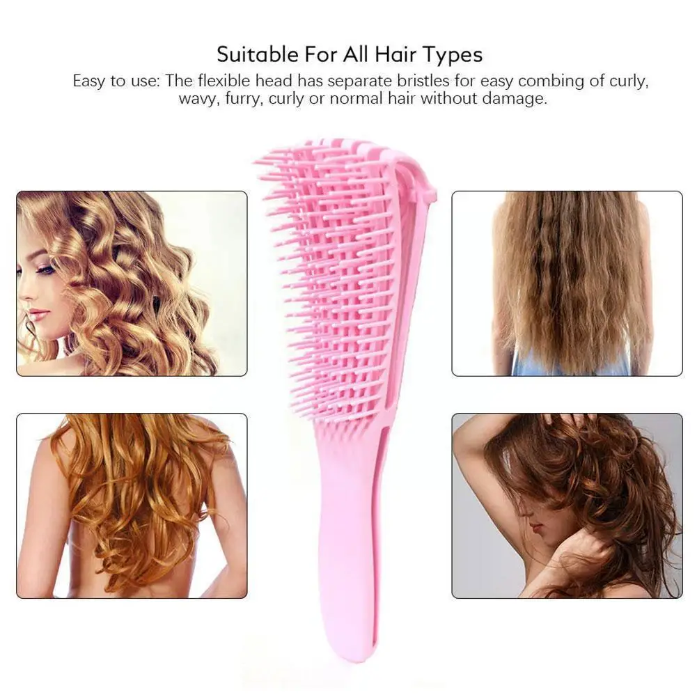

Detangling Hair Brush Scalp Massage Hair Comb Detangling Hairbrush Care Detangler Brush Tool Hair Brush For Curly Women Man B9G1