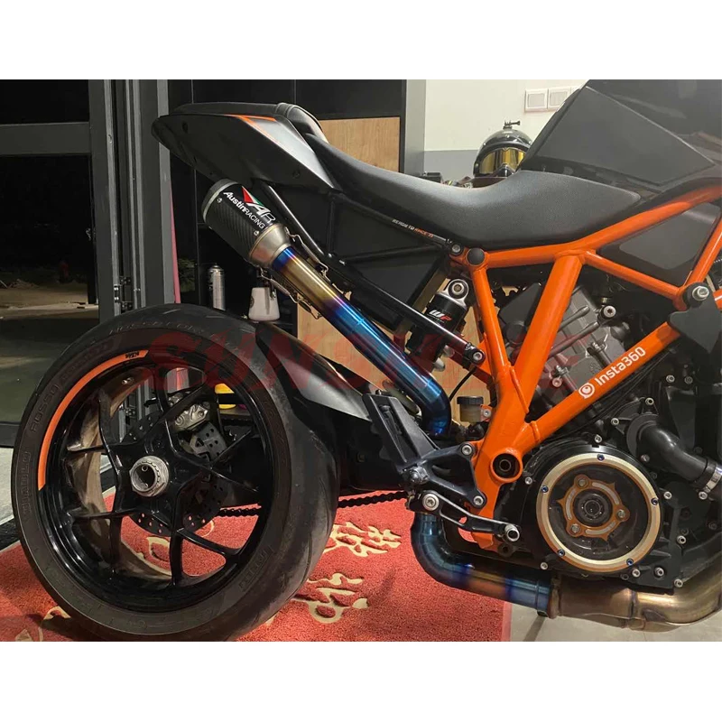 Для KTM 1290 Super Duke R выхлопная труба для мотоцикла модифицированный глушитель
