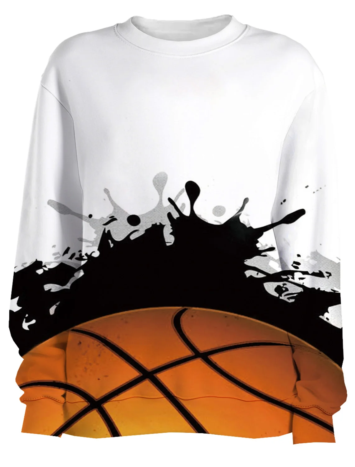 Cartoon Basketball Art Design Sweatshirts Tops Blouse 3D Digital Polyerster Men Sportswear Workout Cotton Smooth | Мужская одежда