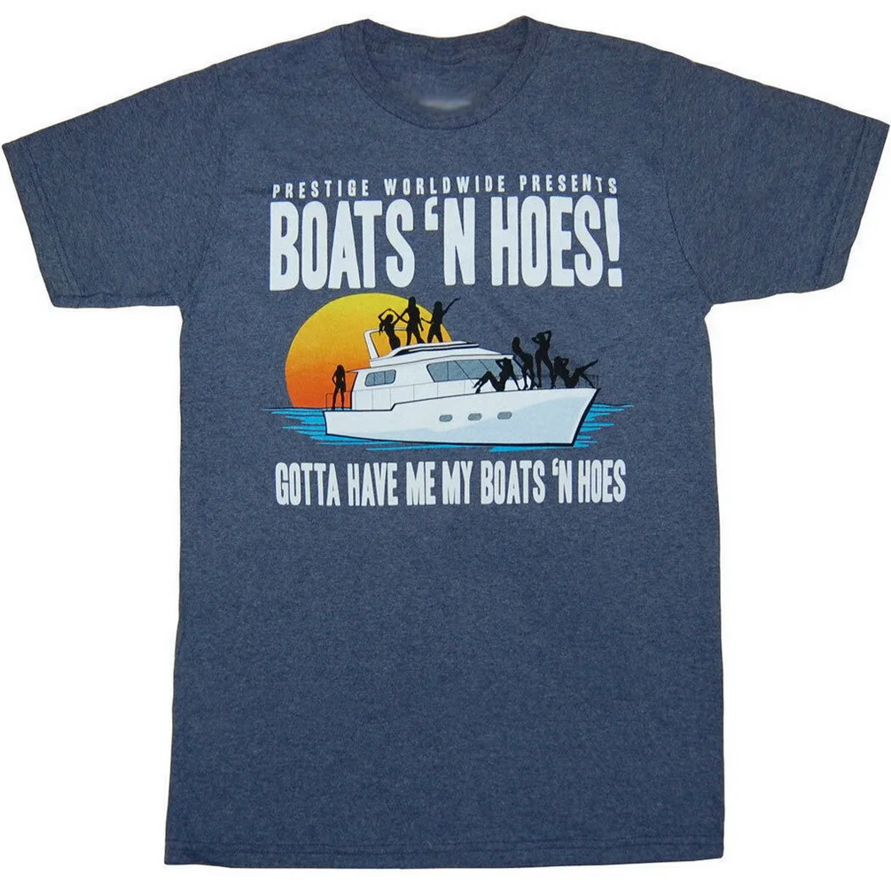 Футболка с надписью Step Brothers Boats And Hoes Новая забавная футболка унисекс|Мужские