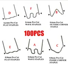 100 шт. термостеплер скобы для пластика сварочный аппарат ремонт бампера автомобиля сварочный аппарат термоплавкий сварочный инструмент