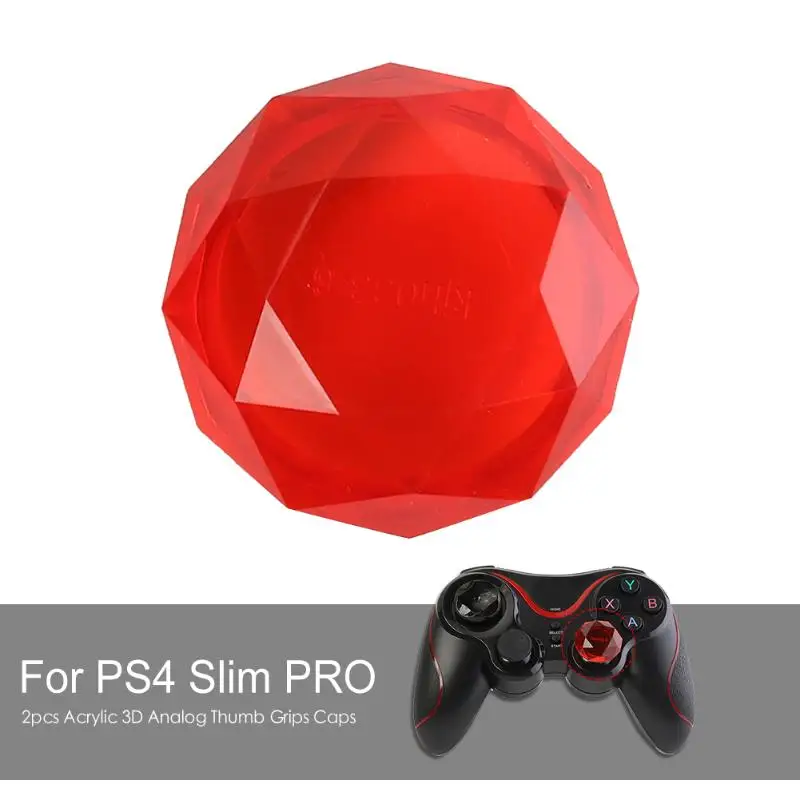 Модные Акриловые 3D аналоговые захваты для больших пальцев прозрачные колпачки