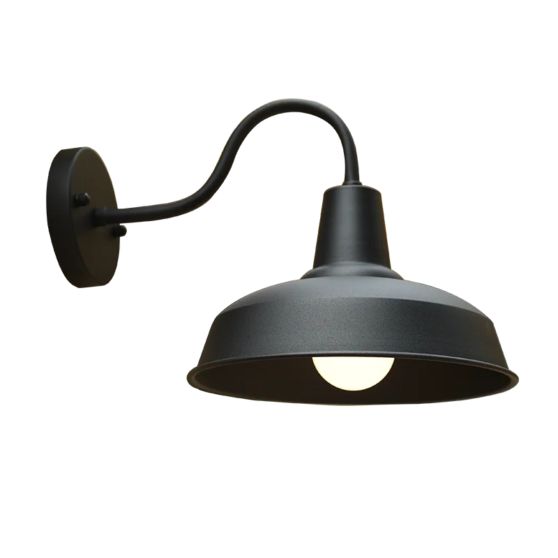 Дверной светильник из чугуна водонепроницаемая и Нержавеющая лампа E27 220 В