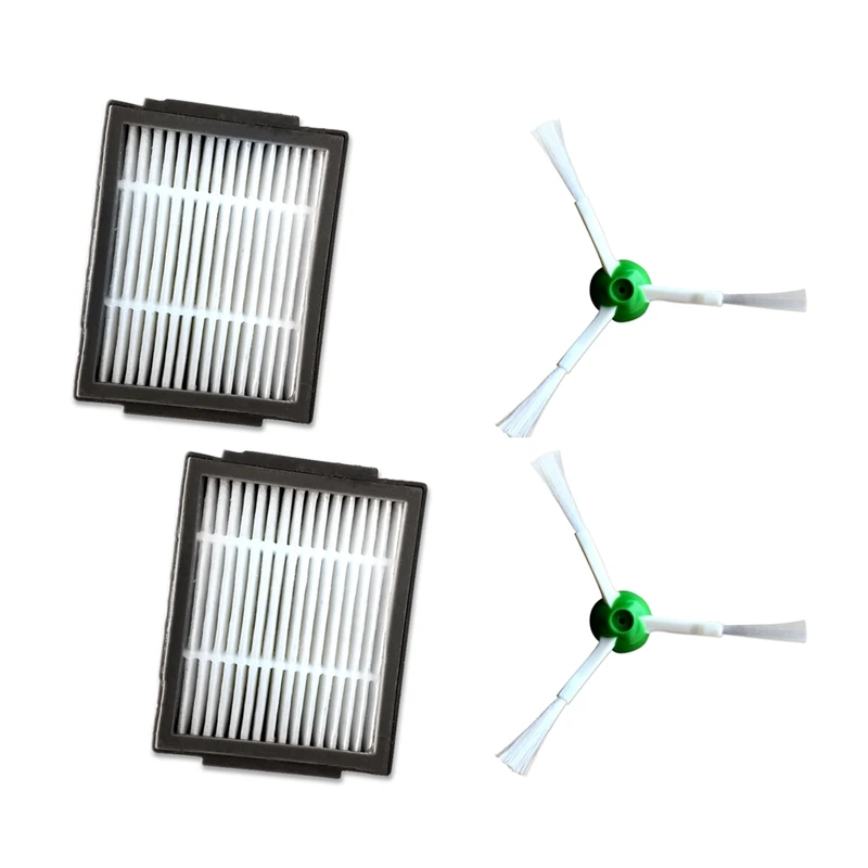 

2xHepa Filter + 2xSide Brush + 2x Brush Roll For Roomba I7 E5 E6 I Series Robot Vacuum Cleaner Replacement Spare Parts