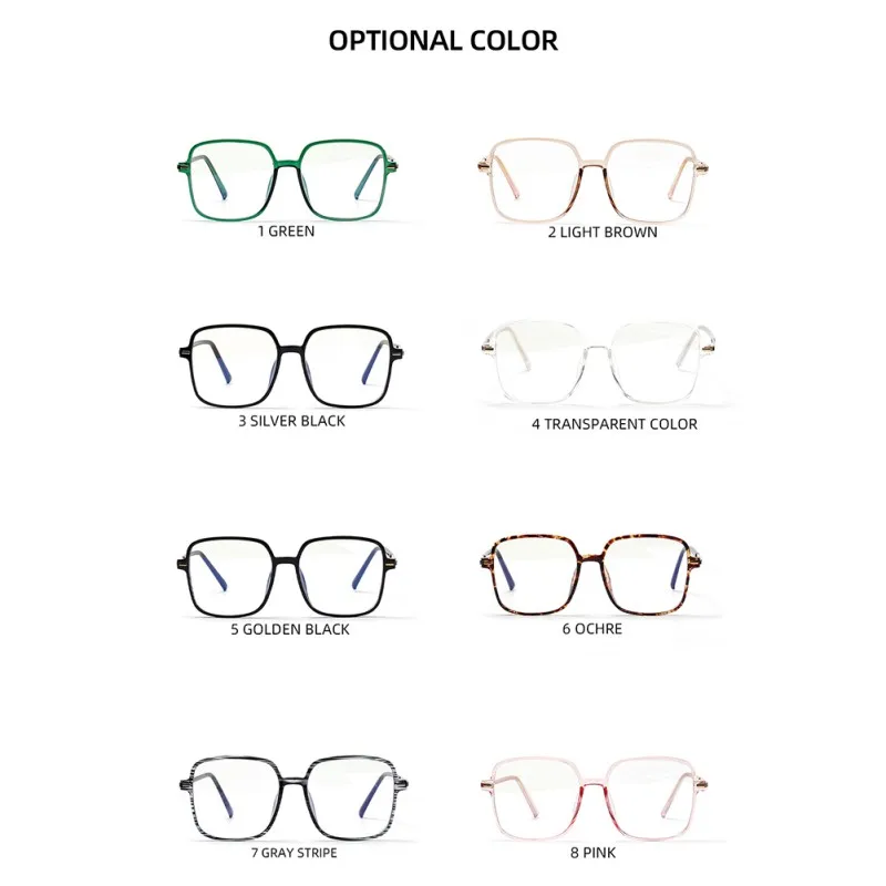 

Fashion Women Blue Light Glasses Clear Regular Computer Gaming Glasses Eyewear Improve Comfort Anti Blue Ray Eyeglasses For Men
