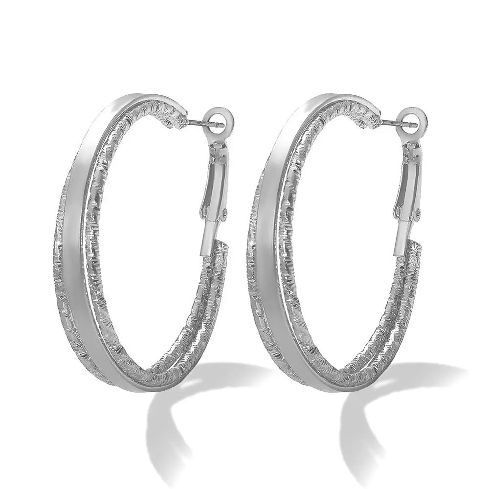 Silver 27 Girlgo винтажные 12 дизайнерских металлических висячих сережек для женщин, очаровательные сережки золотого цвета Za Maxi, рождественский подарок, ювелирное изделие - Окраска металла: Silver 27