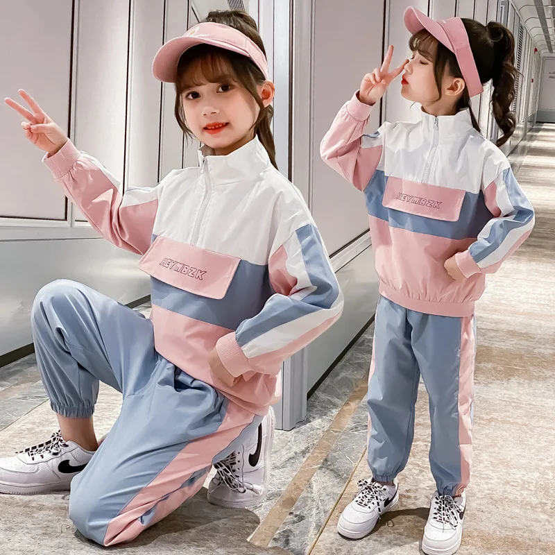 

Girls Clothes Long Sleeve Shirts + Pants Sports Suits Autumn Spring Kids Clothes Children Clothing Sets Teen 5 7 8 9 10 12 Years