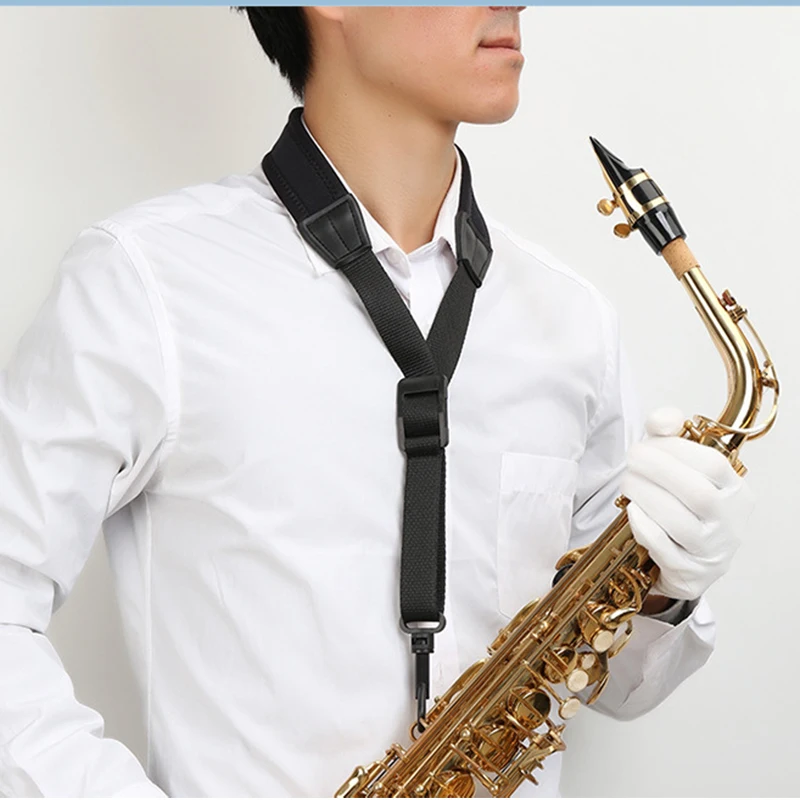 

Adjustable Saxophone Accessories Neck Shoulder Strap Belt Musical Parts Sax Strap Sax Harness