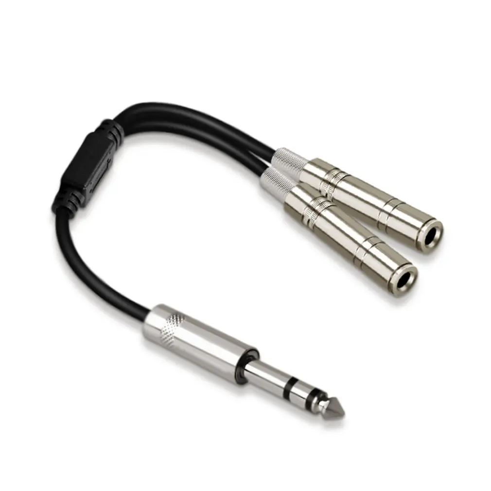 Стерео 14 &quotПапа к двойному стерео 14&quot Женский аудио y сплиттер жесткий ПВХ