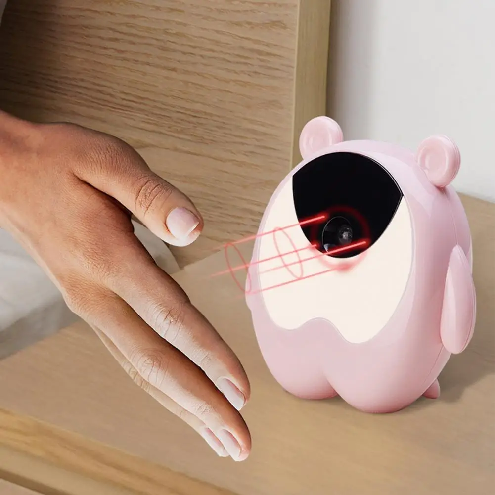 Цифровые часы с питанием от USB регулируемый симпатичный медведь из АБС-пластика