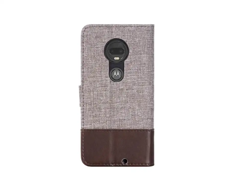 Джинсовый разноцветный кожаный чехол-книжка для Motorola Moto G7 G5 G5S G4 G6 Plus G7 POWER Wallet Cover для MOTO X4 Z3 Play ONE M Capa