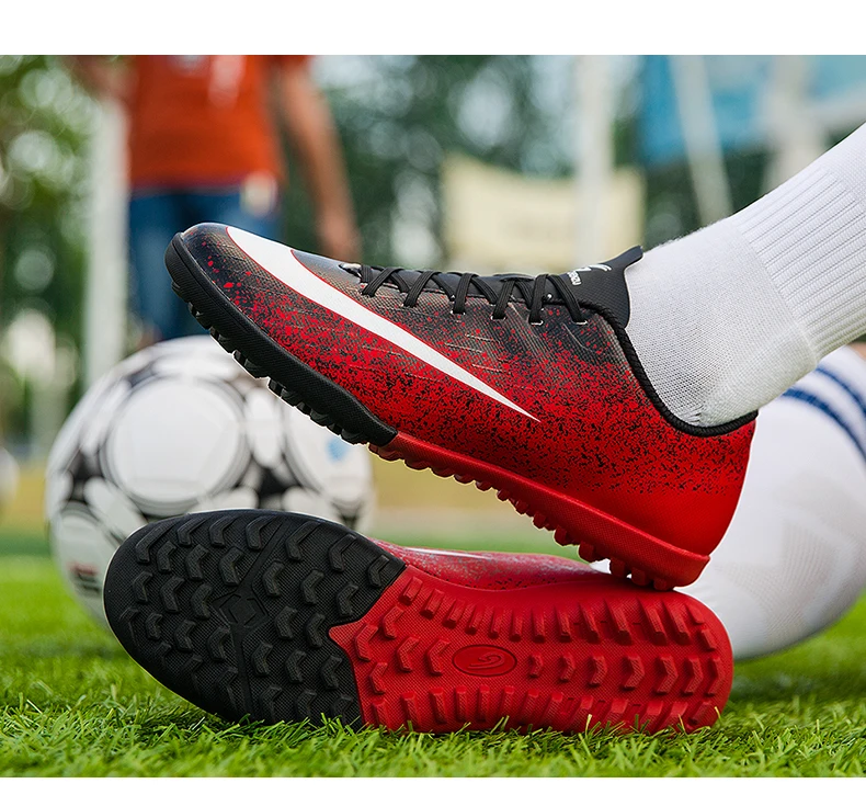 Новинка! Мужские футбольные бутсы ZHENZU Turf для помещений, детские бутсы для мальчиков, футбольные бутсы, спортивные кроссовки, европейские размеры 35-44, voetbalschoenen