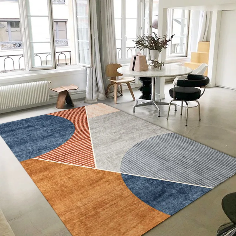 

1314 Carpet mat Customized American luxury living room sofa blankets Geometric abstract coffee table Bedroom bedside blankets