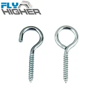 hook eye screw self tapping wood screw with drywall anchor for plasterboard hanging