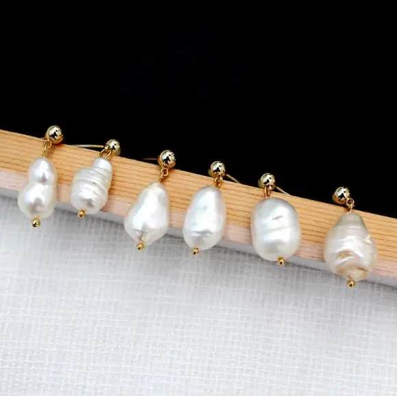 Серьги-гвоздики женские с натуральным жемчугом ручной работы | Украшения и