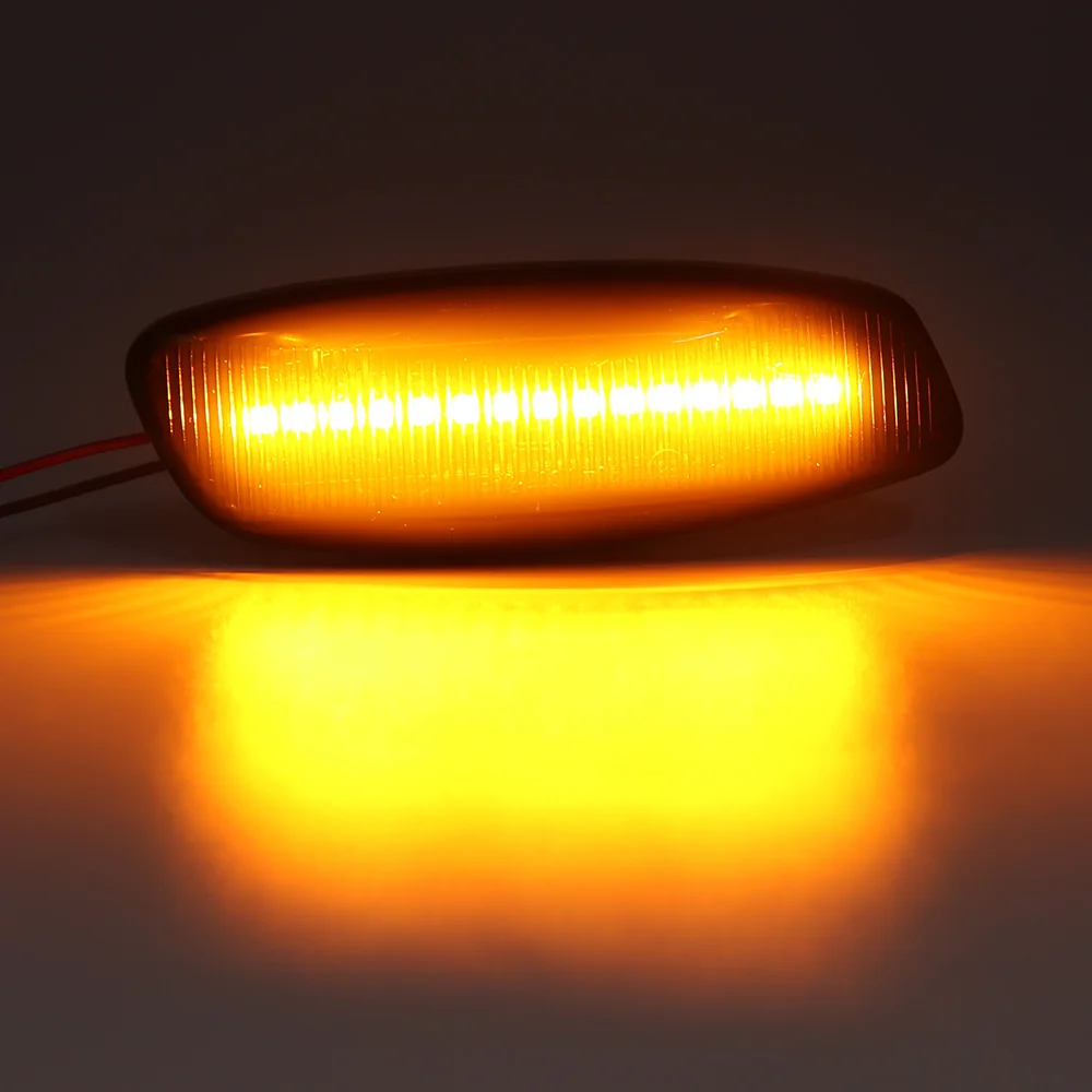 

2Pcs/Lot For Citroen C3 C4 C5 DS3 DS4 For Peugeot 207 308 3008 5008 RCZ Dynamic LED Side Marker Lights Turn Signal Lamp Blinker