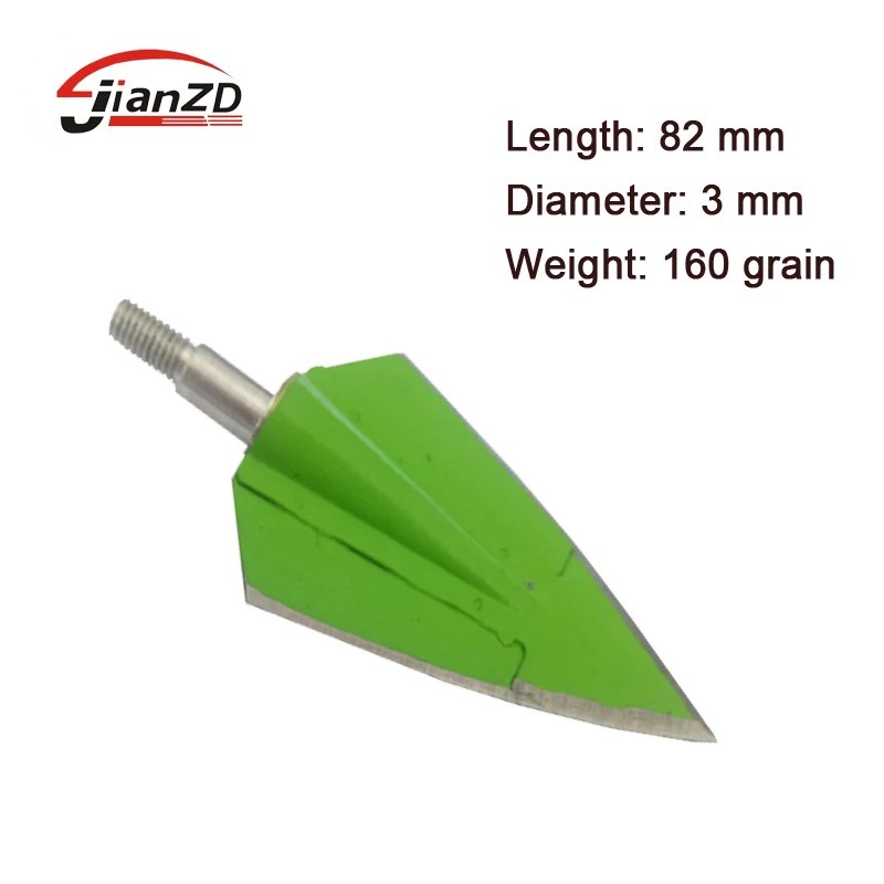 6/12 шт. стрельба из лука Broadheads наконечники стрел Охота советы винт Сталь 2