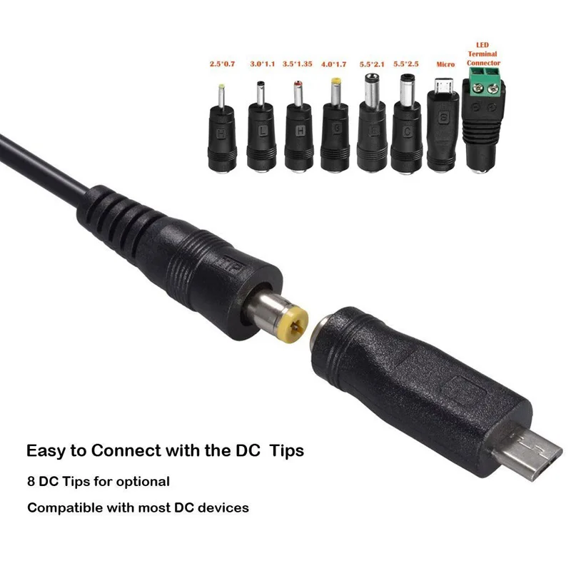 Многофункциональный регулируемый адаптер напряжения выход 3-12 в 30 Вт USB драйвер