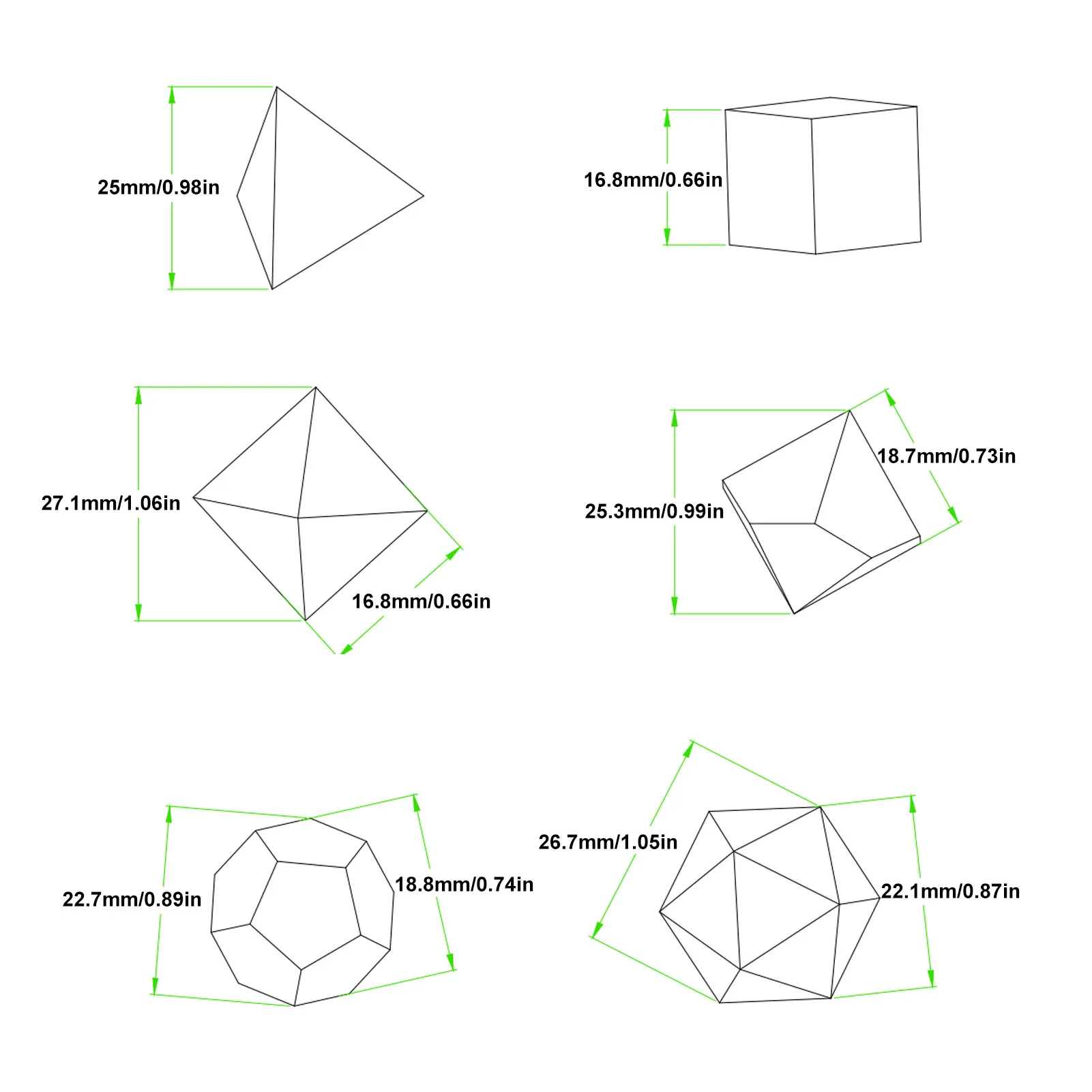 

7PCS LED Dice Set Portable Party Fun Game Dice Set Home Party Game Luminous Dice KTV Entertainment Drinking Tool