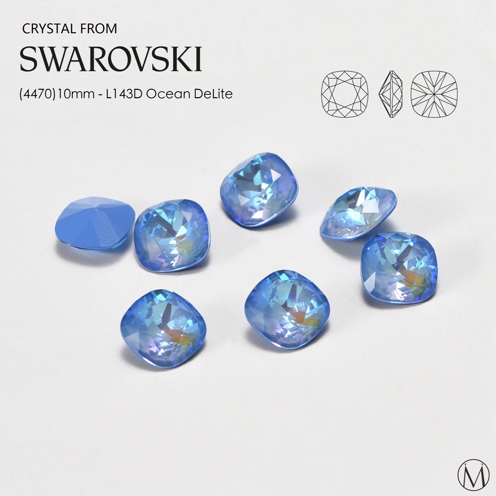 1 шт. x 4470-10 мм Подушка квадратные Необычные камни кристаллы от Swarovski ювелирные