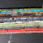 LanLi модные украшения 4x13 мм Прямоугольник натуральные камни, бусы DIY для мужчин и женщин браслет ожерелье серьги-гвоздики аксессуары
