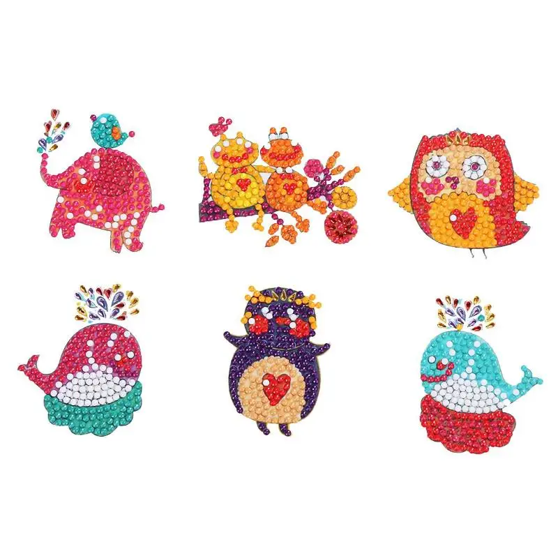 Дети мультфильм полный дрель специальные Стразы DIY декоративная наклейка