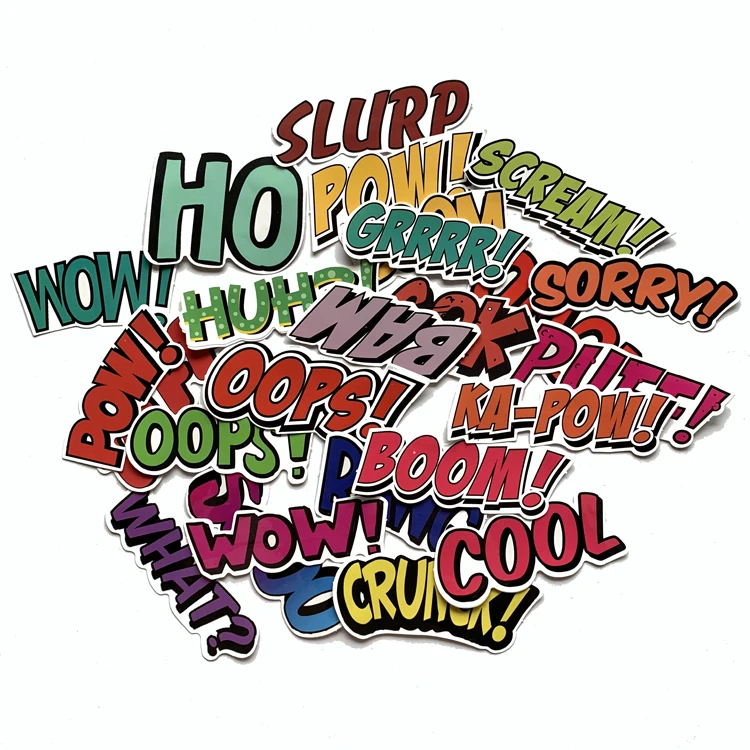 25 шт. английский мультфильм стикер с номером для тележки рюкзак ПВХ скейтборд