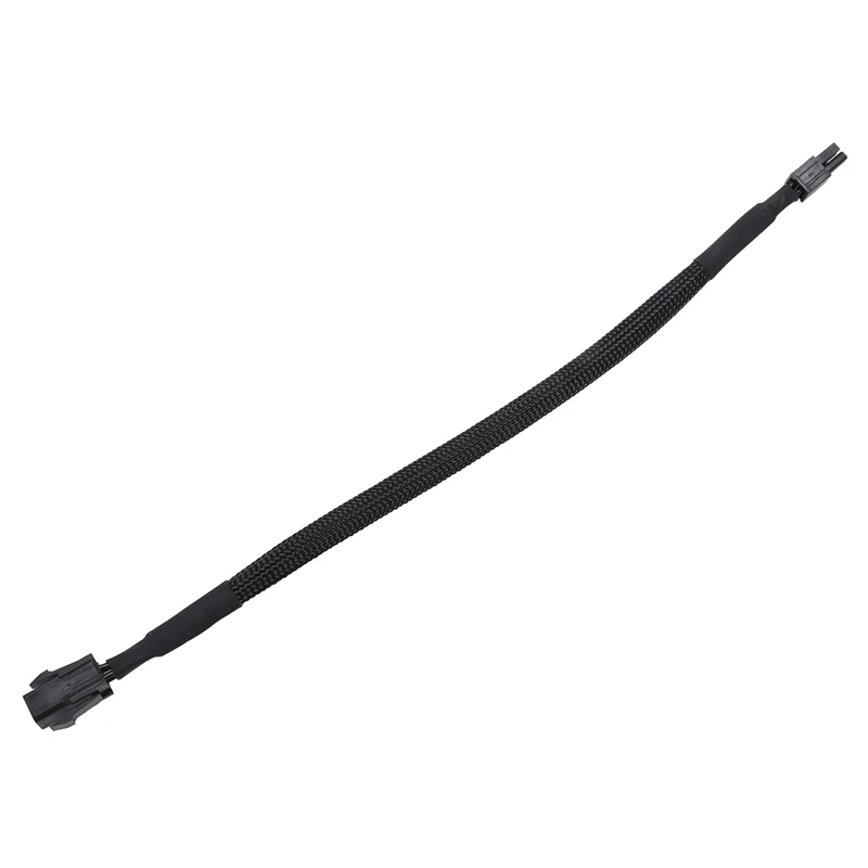 Sleeved ATX 4 Pin P4 Male to Female CPU Power Extension Cable Black | Строительство и ремонт