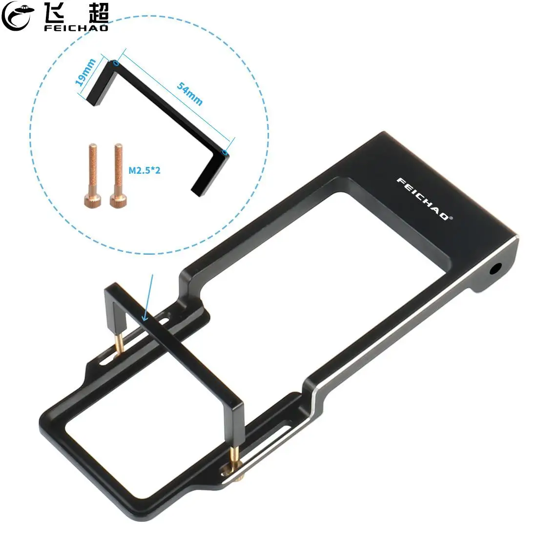 New Handheld Gimbal Adapter Switch Mount Plate Metal Splint Lightweight for GoPro Hero 8 7 Action Camera DJI Osmo Mobile 4 3 | Электроника