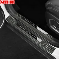 car door welcome threshold cover sticker for geely atlas pro 2020 2021 azkarra 2022 stainless steel cover stickers accessories