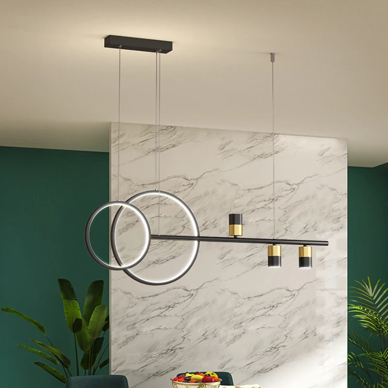 

Postmodern Style Restaurant Pendant Light Art Design 3 Balls Gallery Parlor Hotel Hall hanglamp Decoration Suspension lamp