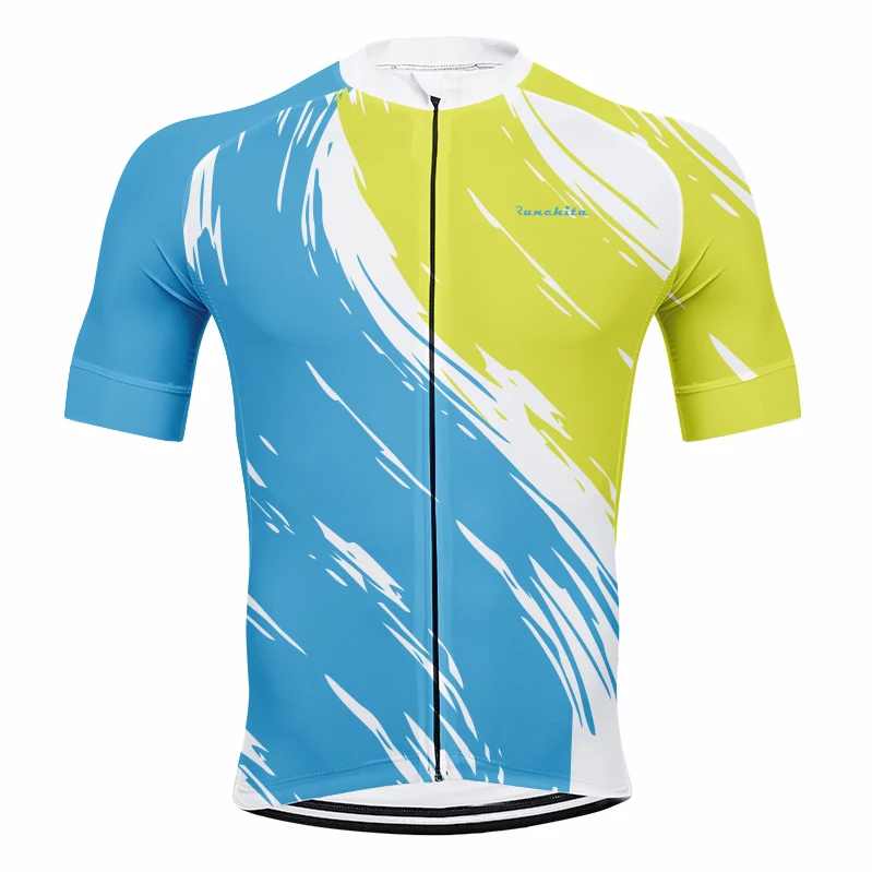 Runchita brand pro men's short-sleeved shirt cycling Jersey summer breathable mtb sports wear bicycle | Спорт и развлечения